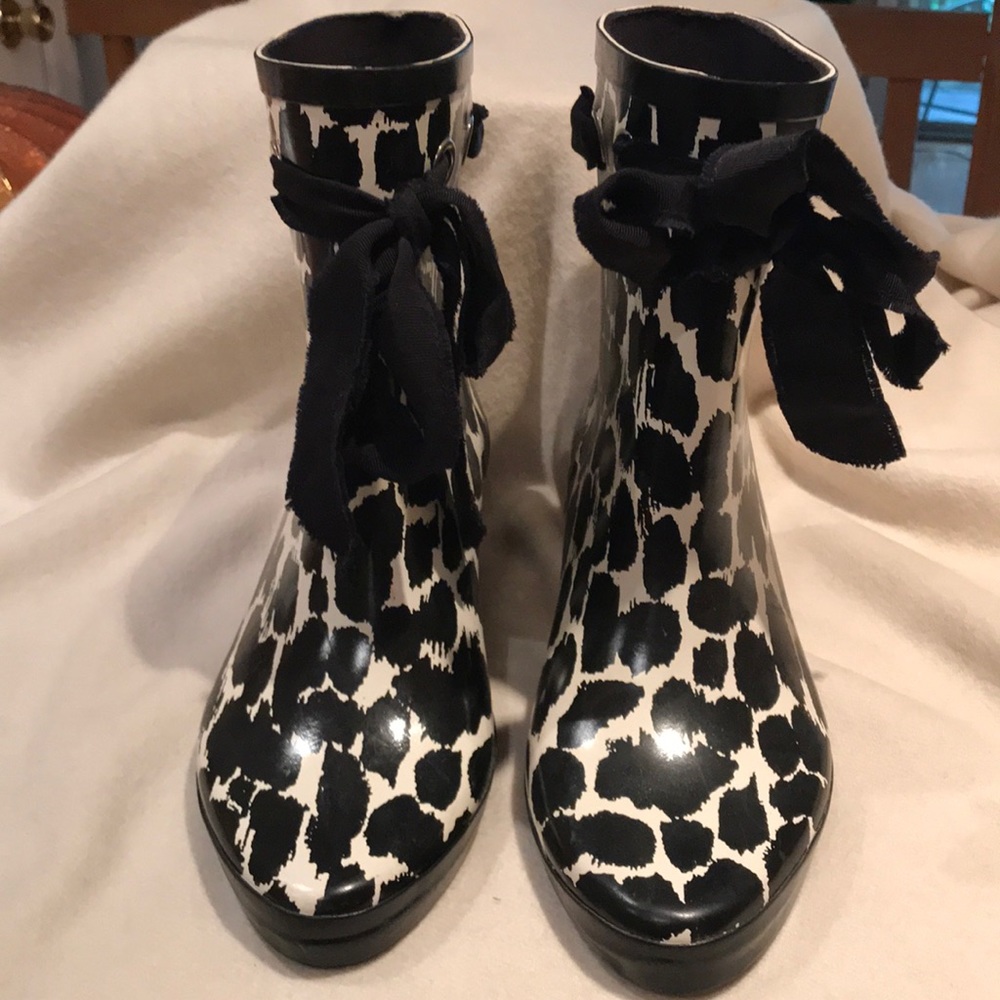 Kate spade rubber rain boots